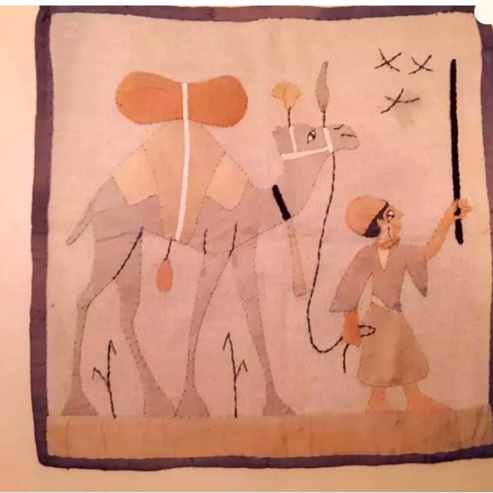 Antique Handmade Egyptian Tapestry